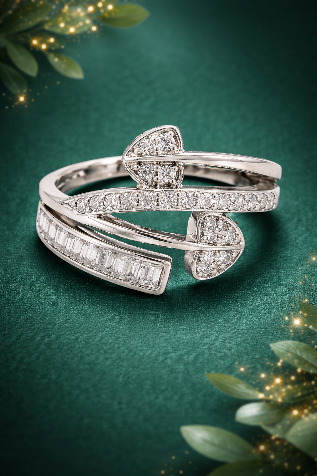Statement Ring- Serpentine Twist