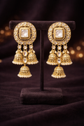Regal Polki Jhumka Drops
