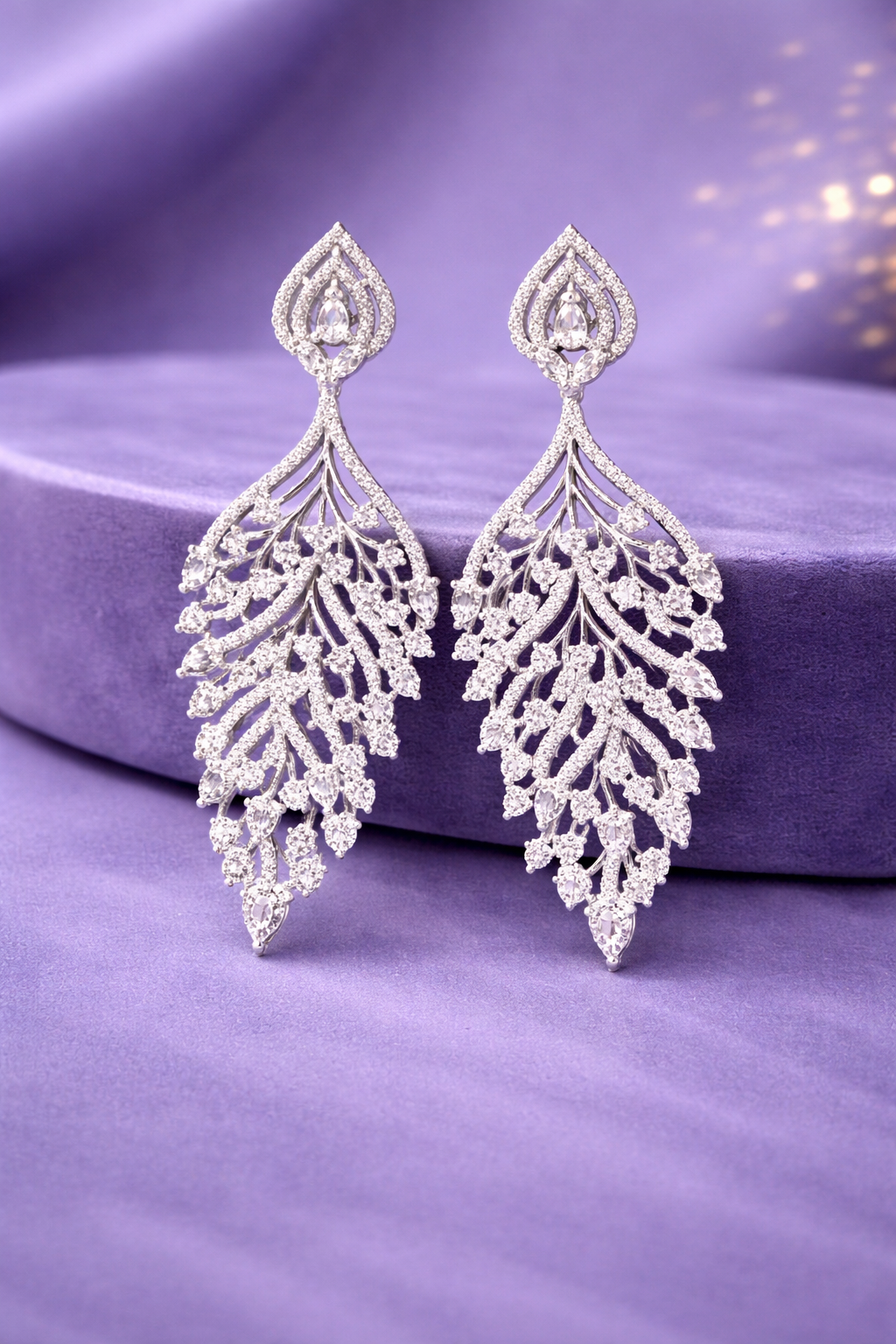 Luxe AD Danglers for refined evening look
