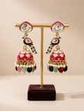 Morni Multi-Colored Pearl Jhumkas