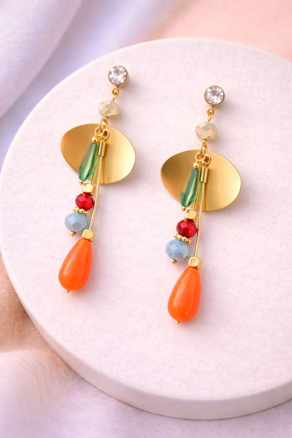 Urban Aura Drops With Playful Mix of Colors-Orange