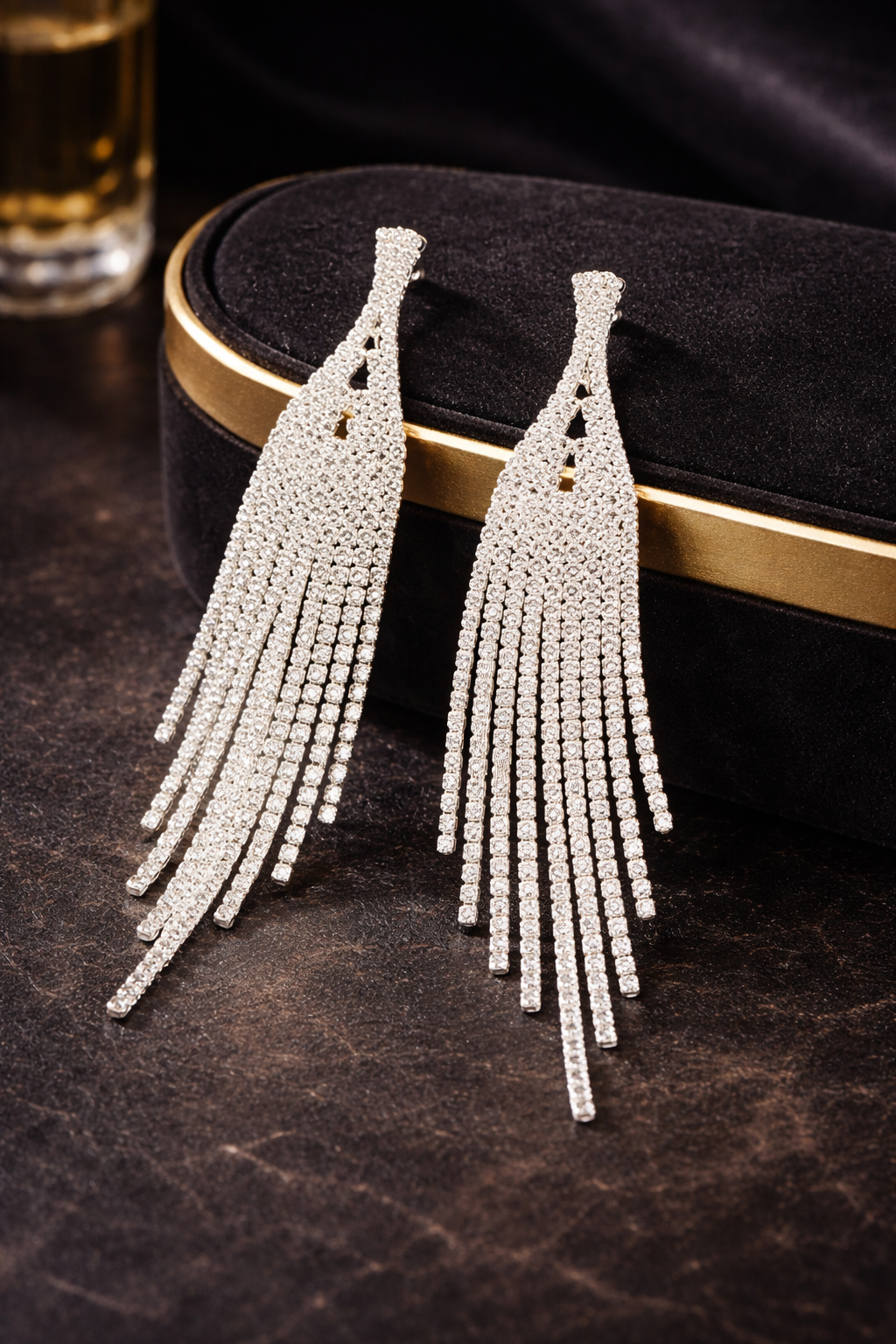Dazzling Cascade AD Earrings