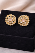 Soft Blush Stones Studs