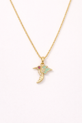 Hummingbird Charm Anti-Tarnish Necklace
