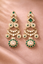 Maharani Hierloom Drops-Emerald Green