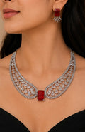 Red Radiance Necklace Set