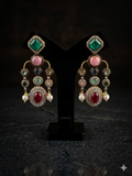 Navratna Royal Chandelier Earrings For A Truly Regal Statement