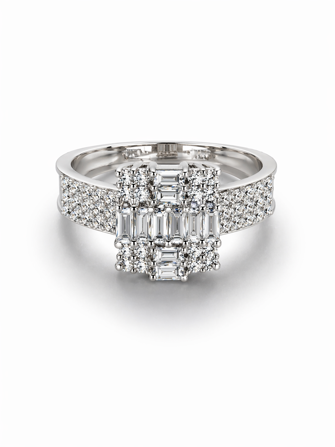 Statement Ring- Symmetry Square